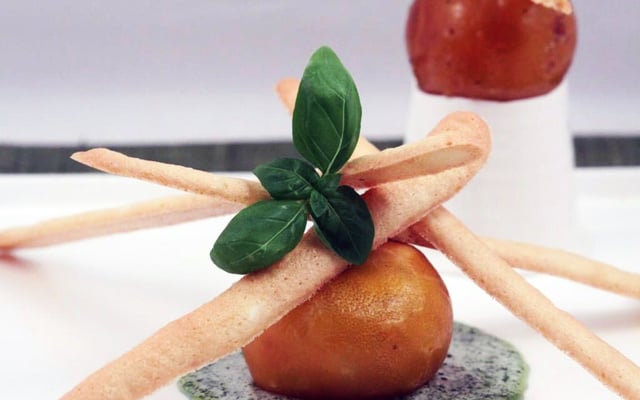 Tarte citron-bergamote revisitée gelée citronnelle-basilic