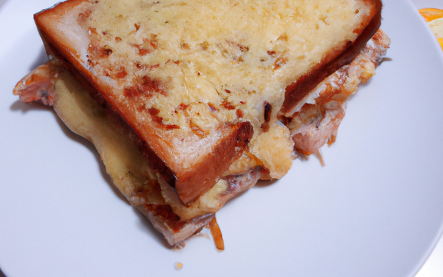 Croque monsieur au thon et saumon