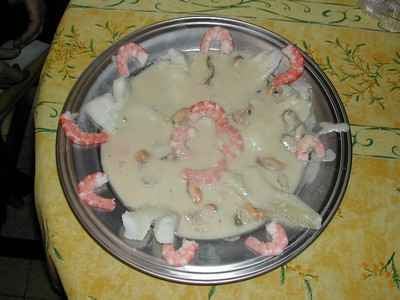 Filets de flétan sauce au maroilles et aux moules