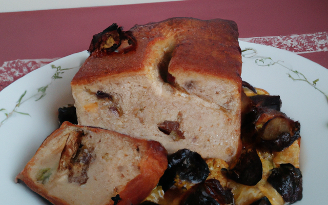 Cake au poulet et aux pruneaux