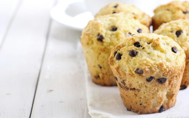 Muffins aux pépites de chocolat express