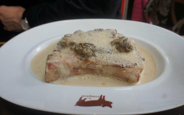 Côtes de veau aux morilles