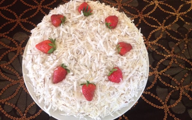 Bavarois à la noix de coco