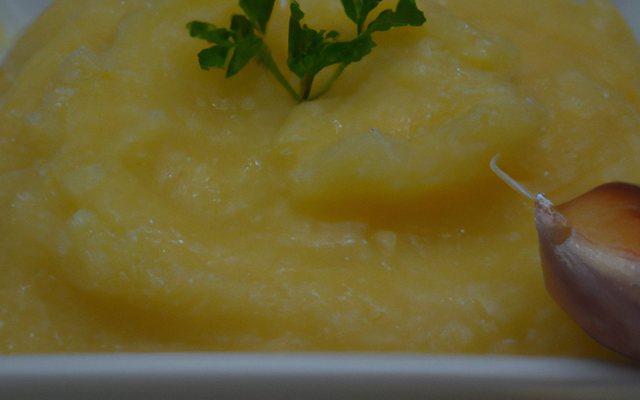 Purée à l'ail maison