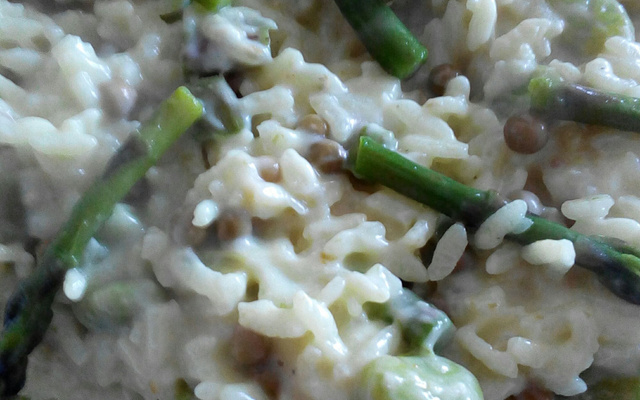 Risotto vert maison