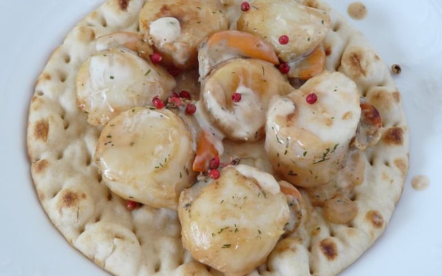 Tarte aux Saint Jacques