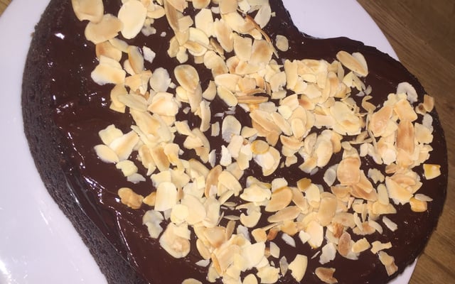 Gâteau au chocolat et amandes
