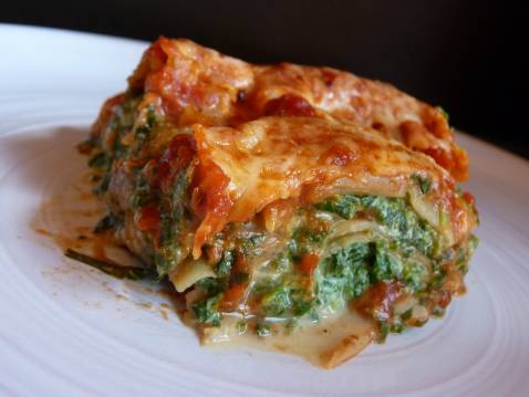 Lasagnes épinards ricotta
