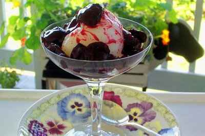 Sundae aux cerises