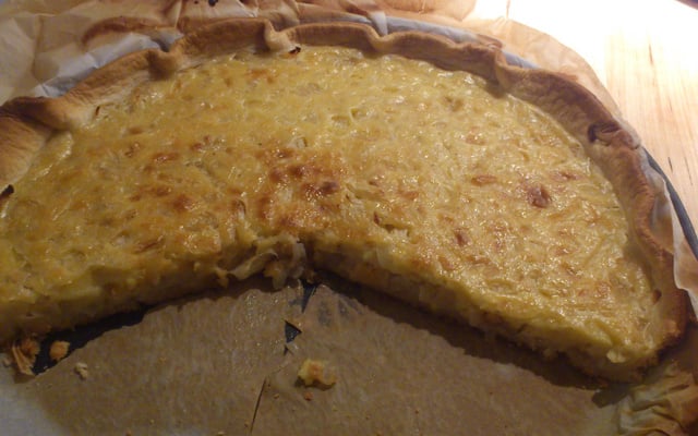 La tarte aux oignons