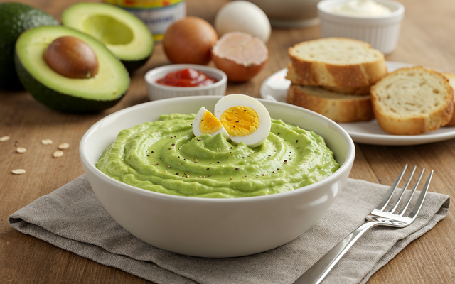 Purée d'avocat