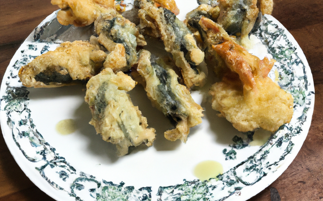 Huîtres en tempura