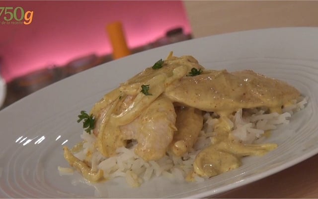 Poulet au lait de coco