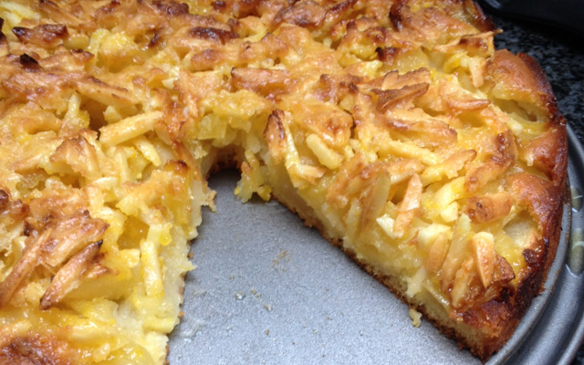 Gâteau pommes-amandes