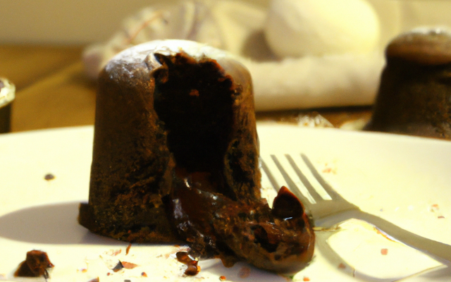 Fondant au chocolat noir coulant