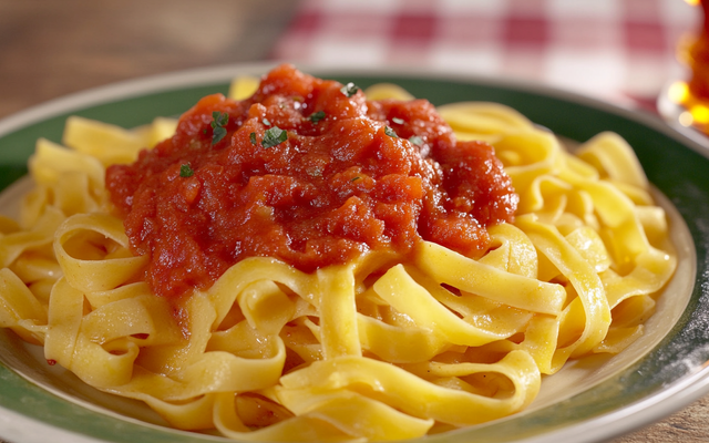 Tagliatelle à la toscana