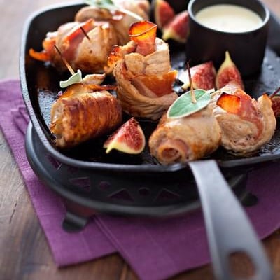 Roulés de veau à la parmesane