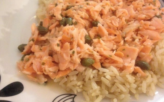 Riz au saumon