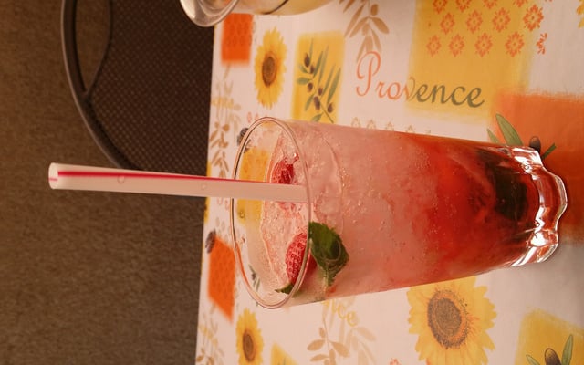 Cocktail Virgin Mojito à la fraise