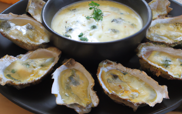 Huîtres chaudes à la crème