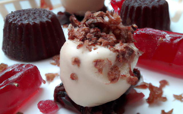 Petits gâteaux au yaourt et pralines rouges
