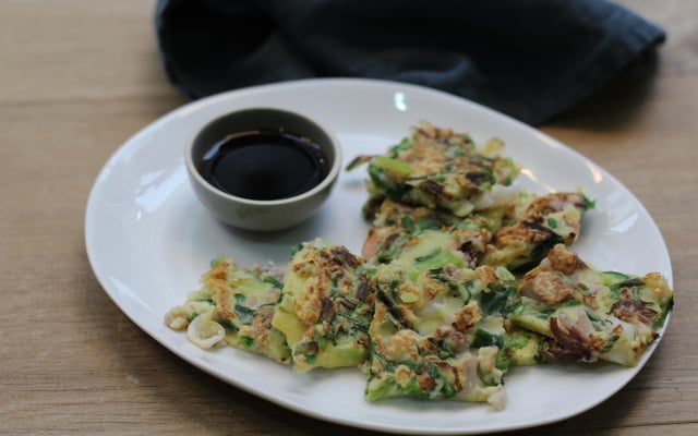 Galette aux fruits de mer à la Coréenne ou Haemul pajeon