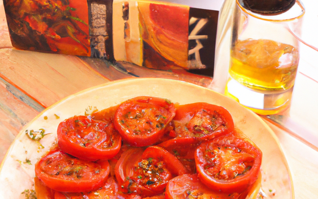 Tarte tomate & huile d'olive