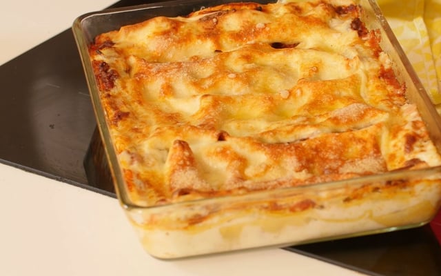 Lasagne bolognaise au bœuf hâché et lardons