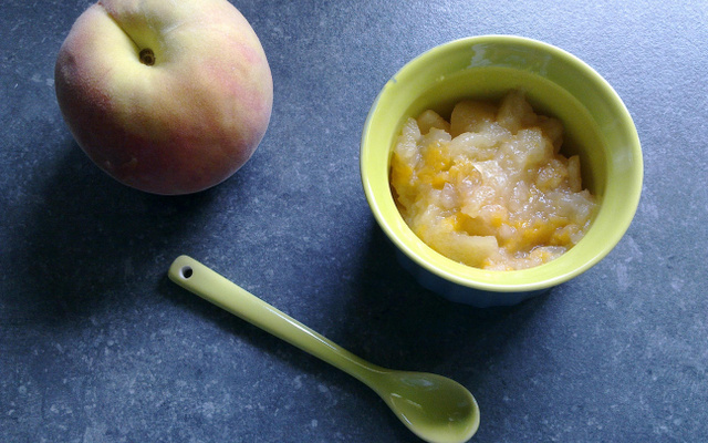 Compotée pommes-pêche