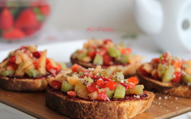 Bruschettes sucrées