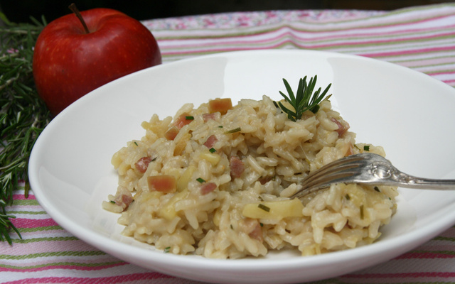 Risotto aux Pommes et au Romarin
