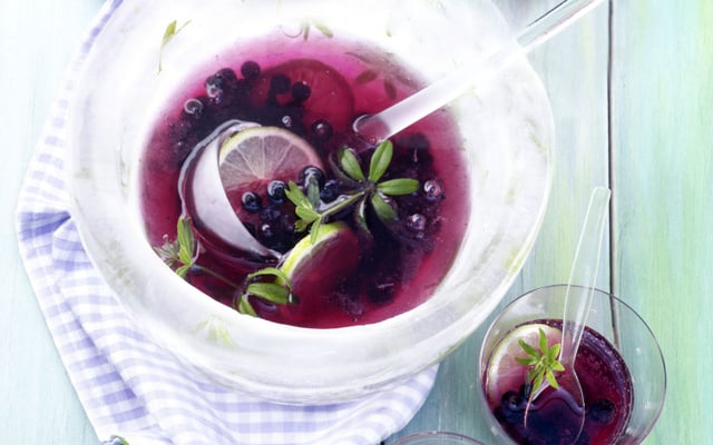 Punch aux myrtilles sauvages