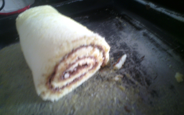 Biscuit roulé au Nutella