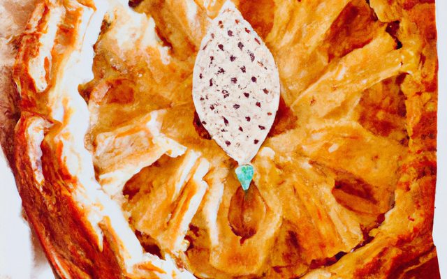 Galette des rois à la vanille