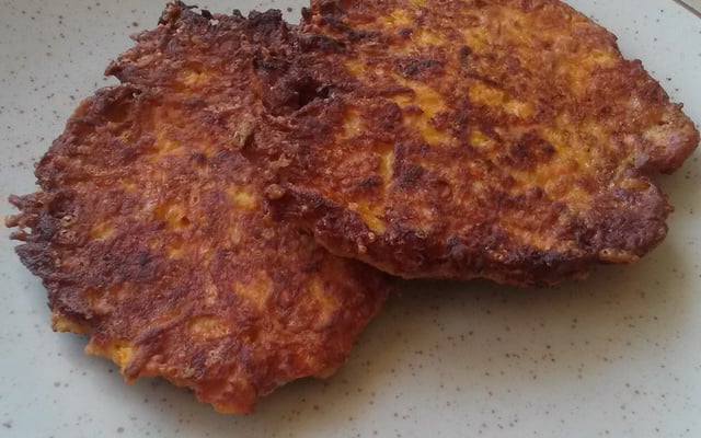 Galette de carotte au fromage