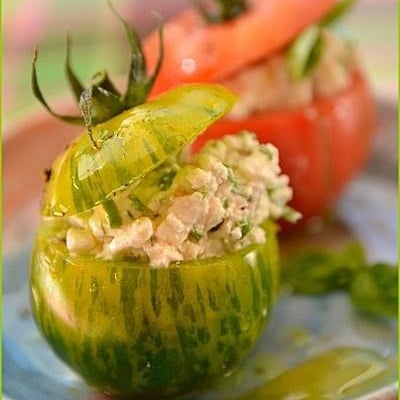 Tomates farcies au Cottage-Cheese