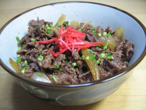 Gyuudon - plat traditionnel japonais