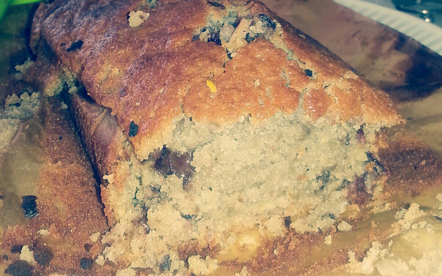 Cake aux cerises maison