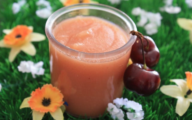 Compote pomme cerise