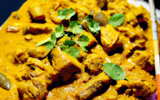 Poulet  aux  curry  traditionnel