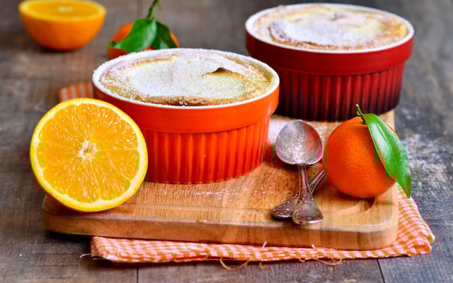 Petits flans à la clémentine