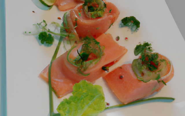 Aumonière de saumon à l'oseille