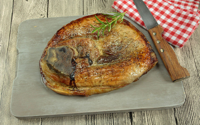 Rouelle de porc au barbecue