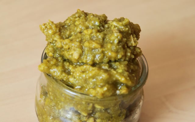 Pesto de pistaches