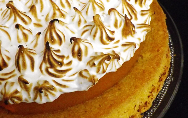 Palet au kaki meringués