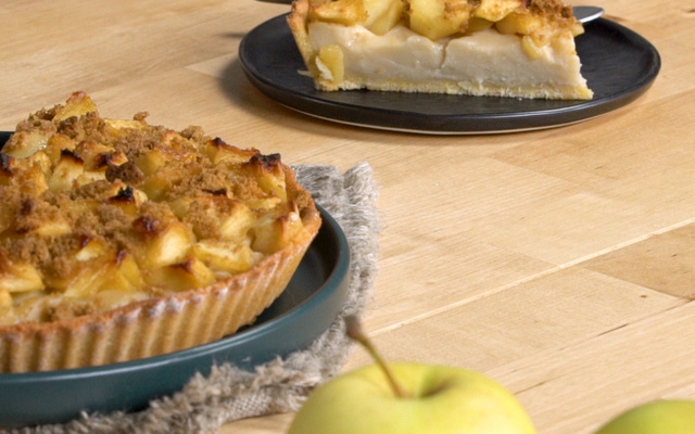 Tarte flan aux pommes du Limousin AOP