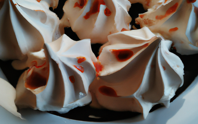 Meringues à la confiture de lait
