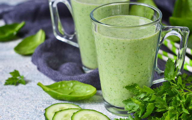 Smoothie concombre et chèvre