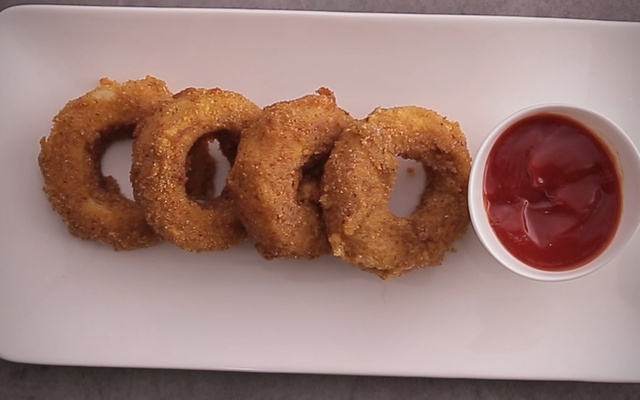 Onion rings au fromage