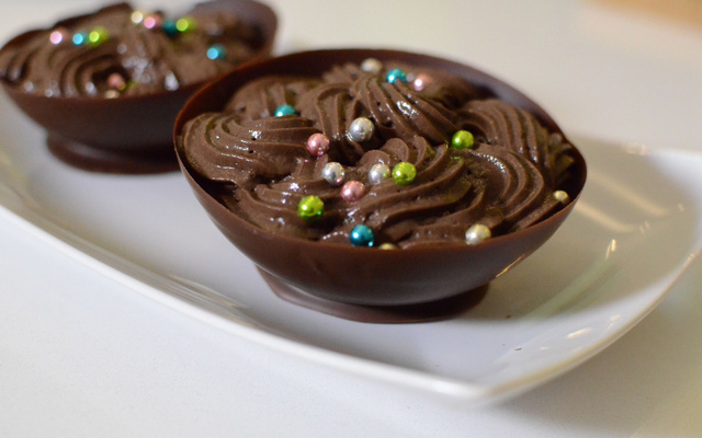 Coques en chocolat